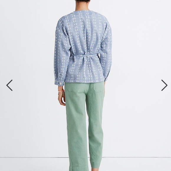 Madewell Floral Jacquard Tie-Waist Jacket - Picture 8 of 9